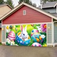 thumbnail image 6 of XGFHYJEH Easter Decoration, Easter Decorations for the Home, Easter Decor, Spring Wreath Fence Easter New Photo Material Photography Background Cloth, 6 of 6