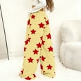 thumbnail image 5 of Women's Plush Valentine Pajama Pants Love Heart Print Loungewear Fuzzy Elastic Waist Wide Leg Pj Loungepants Bottoms Causal Comfort Pants Loungewear, 5 of 7