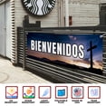 thumbnail image 3 of Bienvenidos Large Banners and Signs for Outdoor by DreamController-Polyester Banner with 4 Holes for Easy Hang Indoor & Outdoor|6x2 Feet HD Banner to Promote Church| Made in USA, 3 of 6