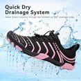 thumbnail image 3 of Stepedia Barefoot Water Shoes Women Wide Toe Box Barefoot Shoes for Exercise Hiking Boating Swimming, Black Pink, 3 of 7