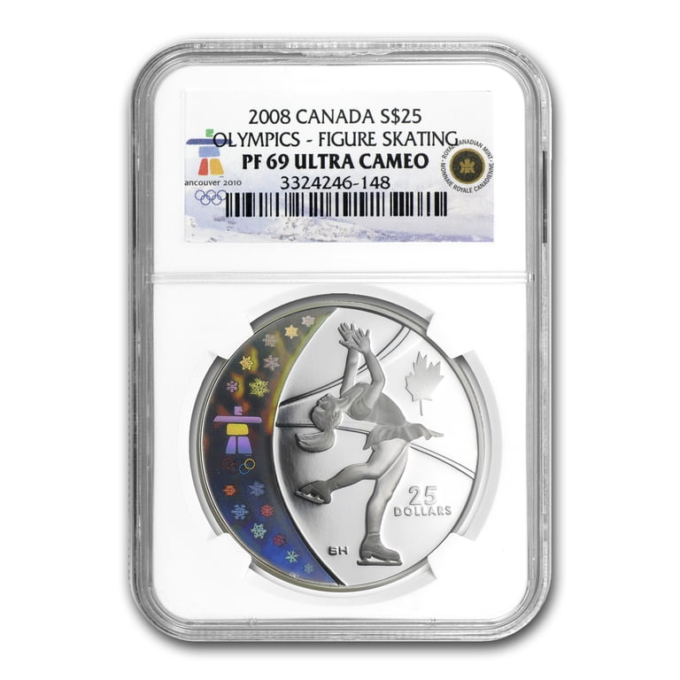 2008 Canada 5-Coin Silver $25 Olympic Hologram Set PF-69 NGC