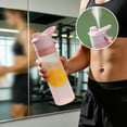 thumbnail image 1 of Aodebiao Bouteille d'Eau de Sport avec Buse de Pulvérisation, Grande Capacité, Étanche, Bouteille Compressible Portable pour Activités, Gym, Randonnée, Course, Cyclisme et Hydratation, 1 of 6