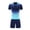 Navy, variant on Fnooota Boys Athletic Outfit Sets Size 14-16, Short Sleeve 2 Piece Running Summer Activewear Clothing Sets Blue Size 14-16