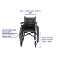 thumbnail image 3 of Silla de ruedas Invacare Tracer EX2 para adultos | Plegado estándar | Asiento de 50 cm | Reposapiés y brazos completos, 3 of 5