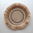 thumbnail image 1 of Posavasos tejidos, tapetes para comidas, tapetes aislantes de algodón y lino para la mesa del comedor, accesorios de tiro, tapetes decorativos de cáñamo para el hogar, 1 of 6