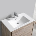 thumbnail image 3 of Fresca Catania 30" Rustic Natural Wood Wall Hung Modern Bathroom Vanity with Medicine Cabinet, 3 of 8