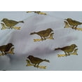 thumbnail image 4 of oneOone Organic Cotton Voile Fabric Branch & Bird Block Print Fabric BTY 42 Inch Wide, 4 of 4