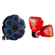 thumbnail image 1 of Máquina de música de boxeo perforadora inteligente ajustable para gimnasio en casa negro, 1 of 8
