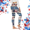 thumbnail image 2 of BJUTIR Women Workout Leggings Tight Yoga Pants Independence Day Print Leggings, 2 of 4