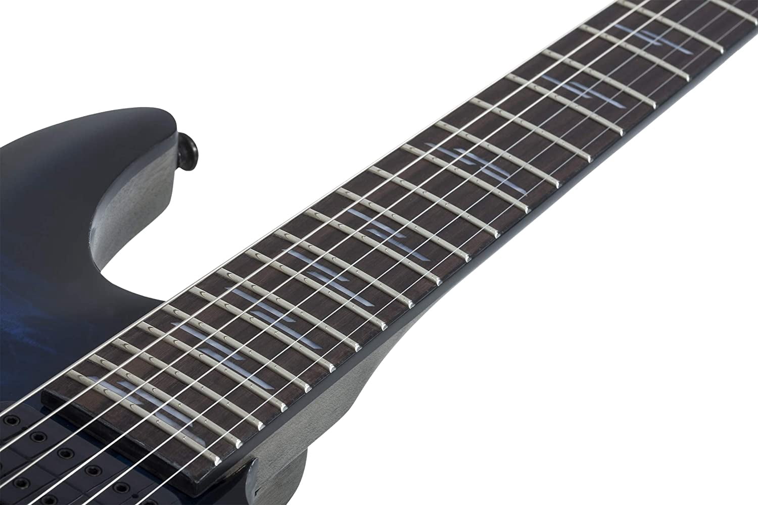 Schecter Omen Elite-6 FR Series Electric Guitar - See Thru Blue Burst