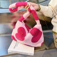 thumbnail image 2 of Minnieouse Bolso esponjoso de felpa de primera calidad para mujer, bolsos informales elegantes y a la moda, bolsos de hombro Bolsas de mensajero y de hombro azul, 2 of 6