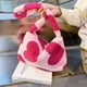 thumbnail image 2 of Qarigey Exquisito bolso con estampado de flores y corazones, bolsos casuales de felpa de primera calidad para mujer, bolsos de hombro Bolsas de mensajero y de hombro rosa, 2 of 6
