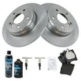 thumbnail image 2 of TRQ Brake Pad & Rotor Rear Ceramic Kit w/Chemicals for Mercedes Benz BKA17931 Fits select: 2001-2007 MERCEDES-BENZ C, 1996-2002 MERCEDES-BENZ E, 2 of 6