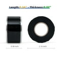 thumbnail image 3 of EcoNesxp Water Pipe Leak Sealing Tape 1 Inch x 10 Feet Waterproof Rubber Tape 2 Rolls Self Fusing Silicone Tape Rolls Self Fusing Silicone Tape Feet Waterproof Rubber Tape Pipe Water Pipe Repair Tape, 3 of 5