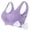 Purple, variant on 2 Pack Bras for Women Comfort Sports Seamless Wirefree Breathable Yoga Sleep Workout Running Bras