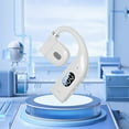 thumbnail image 5 of BotaniNest Open Back Business Headset Wireless Earhook With Microphone For Calls Noise Cancelling Hands Headset LED Display Type C Fast Charging, 5 of 5