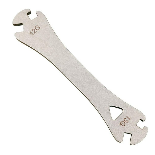 Accesorios para bicicletas Herramienta de reparación de radios de rueda de bicicleta de llave de radios de neumáticos de bicicleta portátil (12G / 13G) FLhrweasw Nuevo