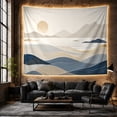thumbnail image 6 of Ocean Waves Horizontal with Orientation Upper Left Quadrant, Mystical Fantasy for Space Lovers, Galaxy Room Decor, Housewarming Gift, Tapestry Wall Hanging for Bedroom and Dorm, 6 of 7
