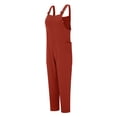thumbnail image 5 of Baqcunre Jumpsuits for Women Women's Summer Jumpsuits Casual Sleeveless Jumpsuit Drawstring Elasitic Waist Romper Pajama Jumpsuits for Women Dressy One Piece Jumpsuits for Women, 5 of 6