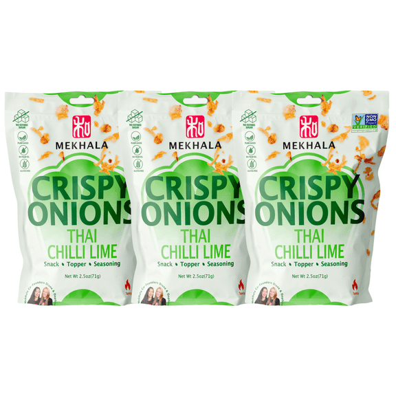 Mekhala Thai Chili Lime Crispy Onions 2.5oz (3-Pack)