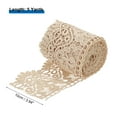 thumbnail image 2 of Uxcell 4" Wide 5 Yard Lace Ribbon Floral Pattern Khaki Lace Trim Ribbon for Sewing Making, 2 of 4