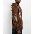 thumbnail image 5 of Ed Hardy Men's Hoodie Panther Tiger Fleece Pullover Sweatshirt (X-Large, Cocoa (Brown)), 5 of 7
