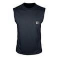 thumbnail image 2 of DPTALR Men's Casual Fashion Solid Color Round Neck Sleeveless Tank Top,Navy, S, 2 of 6