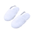 thumbnail image 5 of ZVNAΖH Women's Quilted Plush Closed Toe Slippers Winter Warm Fuzzy House Shoes with Slingback Strap Indoor Bedroom Slides, 5 of 8