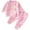 Pink, variant on shoper Floral Print Girls Two Piece Set Long Sleeve Top and Pants Casual Outfit for Toddlers, 2T Girls Clothes
