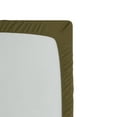 thumbnail image 2 of Ambesonne Tree Fitted Sheet, Old Paper Effect Vintage, Twin XL Size, Olive Green, 2 of 2