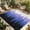 Blue Gray Blue, variant on Indoor Outdoor Area Rugs,Forest Tree Gradient Black Shadow Washable Patio Rug Non-slip Quick Dry Camping Rugs,Ombre Retro Linen Floor Carpet for Porch Deck Backyard RV Decor,4x6ft