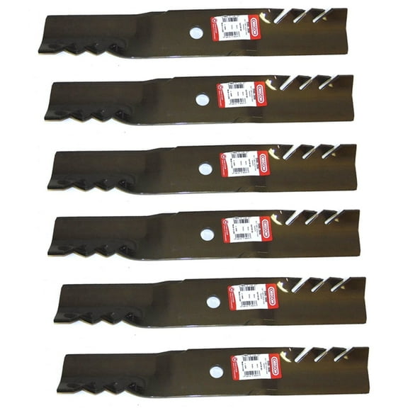 (6) 596-306 Oregon G5 Gator Mulcher Blades Compatible With John Deere M115496, M13518, M135590, M76467