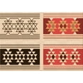thumbnail image 1 of Ahgly Company Machine Washable Indoor Rectangle Transitional Khaki Gold Area Rugs, 6' x 9', 1 of 7