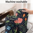 thumbnail image 5 of Pioneer Flower Floral Print Pattern Bathroom Rugs Mat, Non Slip Microfiber Bathroom Rug with Rubber Backing, Soft Mats for Bathroom Floor Tub Shower, 24"x60", 5 of 5