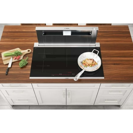 Bosch - 800 Series 36" Built-In Electric Induction Cooktop with 5 elements and Wifi - Black