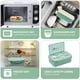 thumbnail image 3 of Cajas Bento para Adultos - Fiambrera Bento de 1400 ML para Niños con Cuchara y Tenedor - Duradera, a Prueba de Fugas para Comidas para Llevar, Sin BPA y Materiales Aptos para Alimentos, 3 of 5