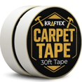 thumbnail image 1 of Cinta para alfombras Kraftex de doble cara, resistente, 18 m, paquete de 2, 1 of 7