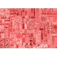thumbnail image 1 of Ahgly Company Indoor Rectangle Patchwork Red Transitional Area Rugs, 2' x 4', 1 of 4