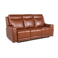 thumbnail image 3 of Steve Silver Natalia Leather Dual Power Reclining Sofa, Coach brown, 3 of 8