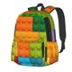 thumbnail image 1 of Disketp Colorful Building Blocks Mochila Escolar de Gran Capacidad y Peso Ligero, Mochila de Viaje Ideal para Escuela, Trabajo y Uso Diario, Cómoda y con Estilo, 1 of 8