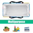 thumbnail image 5 of Cloud Large Foldable Oxford Cloth Storage Bin Cube Organizer with Grocery and Picnic Baskets, 5 of 7