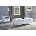 thumbnail image 5 of ACME Gaines Coffee Table in White High Gloss Finish, 5 of 5