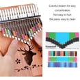 thumbnail image 2 of Kalimba Scale Sticker Thumb Piano Key Stickers for Beginner (17 tone thumb piano universal), 2 of 5