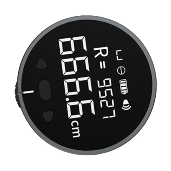 Electronic Digital Tape Measure, Digital Display Roller Ruler 328ft 3 Measurement Units for Flat Curved Surfaces