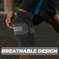 thumbnail image 3 of ETHZZLE Protective Black Knee Pad with Air Permeable Fabric for Sports and Daily Activity Comfort, 3 of 6