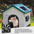 thumbnail image 4 of 12V Solar-Powered Inline Duct Fan For Home Bathroom Ventilation High 5.5x2.1mm Female Port, 4 of 12