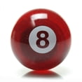 thumbnail image 2 of American Shifter Company ASCSN03020 Red 8 Ball Custom Shift Knob Translucent with Metal Flake, 2 of 7