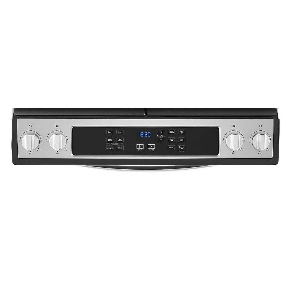 Whirlpool WEG515S0LS 5.0 Cu. Ft. Stainless Gas Range with Frozen Bake Technology