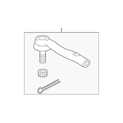 Genuine OE Toyota Outer Tie Rod - 45460-09230