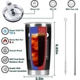 thumbnail image 3 of Gifts for Dad from Daughter Son 20oz Nutrition Facts Coffee Tumbler Unique Gifts for Fathers Day from Wife Best Mens Gifts for Birthday the Man the Myth the Legend Tumbler for New Dad Step Dad, 3 of 6